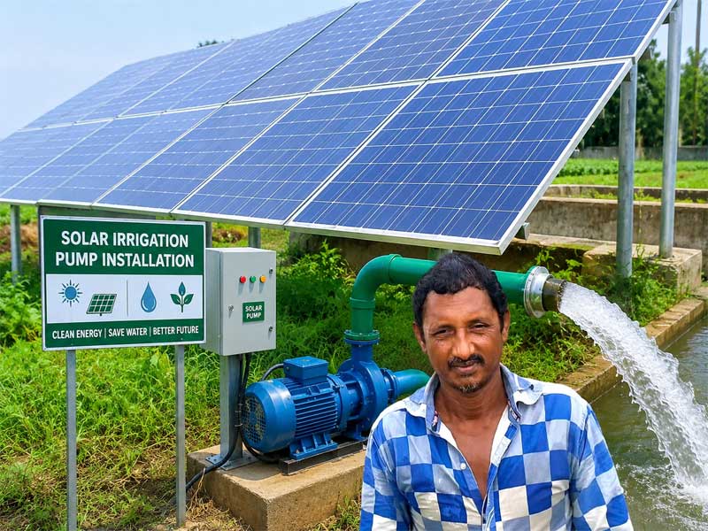 Solar Irrigation Pump Installation